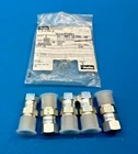 Pack Of 5 Parker Triple-lok Swivel Connector Hydraulic Hose Adaptors 8-8 F6X-S New. Price: $19.47.