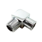Sbc Bbc Aluminum 90 Degree Heater Hose Fitting 1/2" Npt To 3/4" Barb Chrome New. Price: $21.25.
