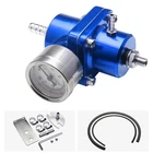 Htracing Adjustable Fuel Pressure Regulator With Gauge Hose 0-140 Psi Blue New. Price: $35.12.