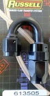 Russell 613505 Full Flow Swivel Hose End Fitting Tight 180 Deg AN6 # 6AN Black New. Price: $35.95.