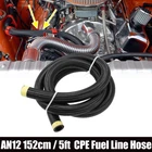 5FT AN12 Auto Braided Nylon Stainless Steel Cpe Oil Fuel Gas Line Hose Black New. Price: $24.38.