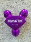 Magnafuel/magnaflow Systems #MP-6288 Y-fitting 3 #8AN Used. Price: $25.00.