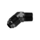 Redhorse Fitting 823-08-06-2; Adapter Black -08AN To 3/8 In. Npt, 45 Deg New. Price: $15.12.