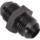 Aluminum Flare Union Adapter Fitting, Black, -8 An New. Price: $15.99.