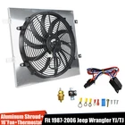 Aluminum Shroud Fan Relay For 1987-2006 Jeep Wrangler Yj Tj 2.4L 2.5L 4.0L 4.2L New. Price: $82.99.