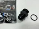 Vibrant 16831 Adapter Fitting -8AN Flare To Straight Cut (3/4-16) W/ O-ring New. Price: $11.66.