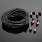 6AN 16.4FT Nylon Braided Oil Fuel Line Hose & Fitting Kit New. Price: $76.76.