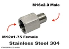 M12X1.75 Female M16X2.0 Stainless Sensor Adaptor Fittings Conversion New. Price: $16.90.
