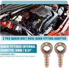 Universal Car 8MM Id Banjo Bolt Hose Barb Fitting Adapter Metal Bronze Tone New. Price: $16.99.
