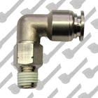 Push To Connect Elbow 90 Fitting 1/4" Od X 1/16"NPT Male Boost/vacuum Aeromotive New. Price: $26.78.