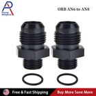 2PCS ORB-6 O-ring Boss AN6 6AN To AN8 8AN Male Adapter Fitting Black New. Price: $7.99.