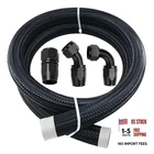 Autofit Line -20AN Braided Hose +elbow 90 Fittings, 45 Degree, New. Price: $191.67.